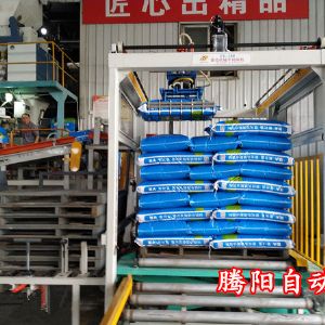 騰陽(yáng)全自動(dòng)碼垛機(jī)與金斗石粉合作成功