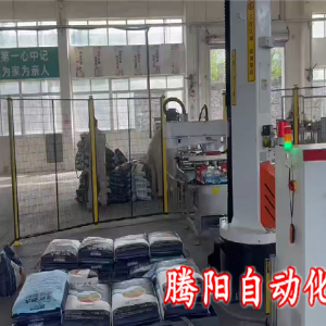 肥料立柱碼垛機(jī)器人每小時(shí)碼垛機(jī)450包占地小投資低